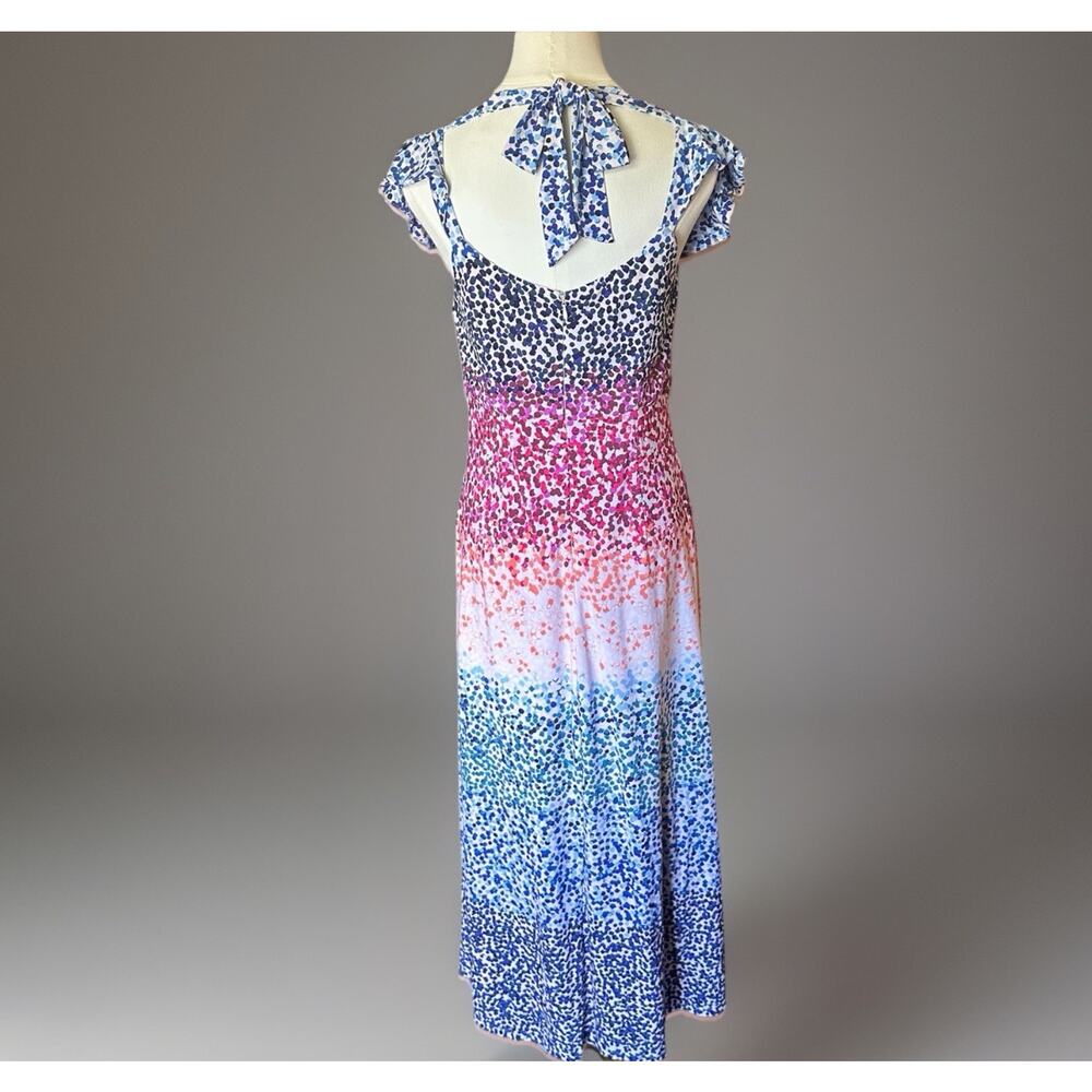 Julia Jordan New w Tags Maxi Dress Women 6 Flutter capped Lined Perfect ! - Picture 4 of 13
